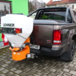 LEHNER 170 Liter Streuer mit separat einstellbarer Wurfweite und Fördermenge