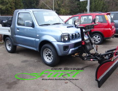 Suzuki Jimny PickUp mit THE BOSS Sport Duty 185cm Schneeschild
