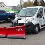 Fiat Ducato mit THE BOSS HTX V 230cm Pflug und HILLTIP Icestriker 880