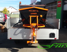 LEHNER Polaro mit abgeklappter Schütte - so wird aus einem Movano ein Streufahrzeug