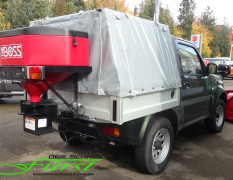 Suzuki Jimny PickUp mit Plane und THE BOSS Winterdienstausstattung