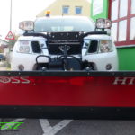 Schneeräumen mit dem Nissan Navara