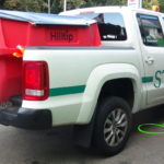 HILLTIP IceStriker 550 mit 630 Liter Volumen in Rot auf VW Amarok Doppelkabine