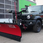 THE BOSS HTX Schneeschild mit 185cm Breite an neuem SUZUKI Jimny Automatik