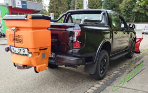 Ford Ranger NG TREMOR mit HILLTIP IceStriker Heckanbaustreuer mit 215 Liter Volumen_Winterdienst