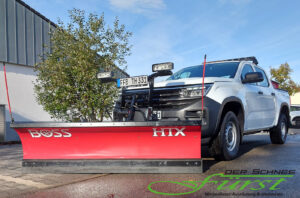 VW Amarok 2023 mit THE BOSS HTX geradem Schneeschild